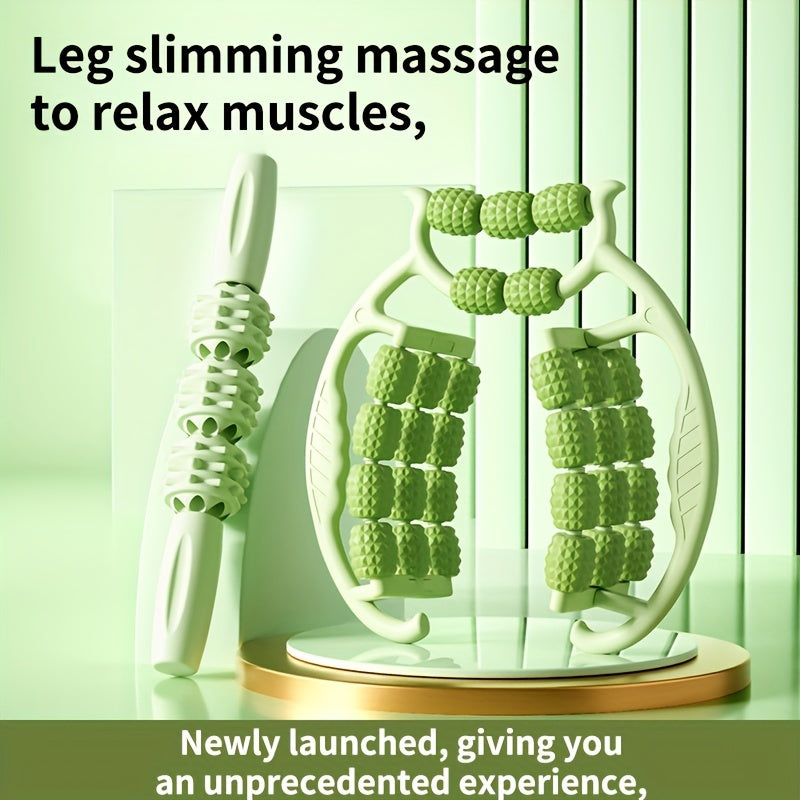 29 g'ildirakli halqa oyoq qisqichi bilan kalf mushaklari uchun qo'l massajchisi