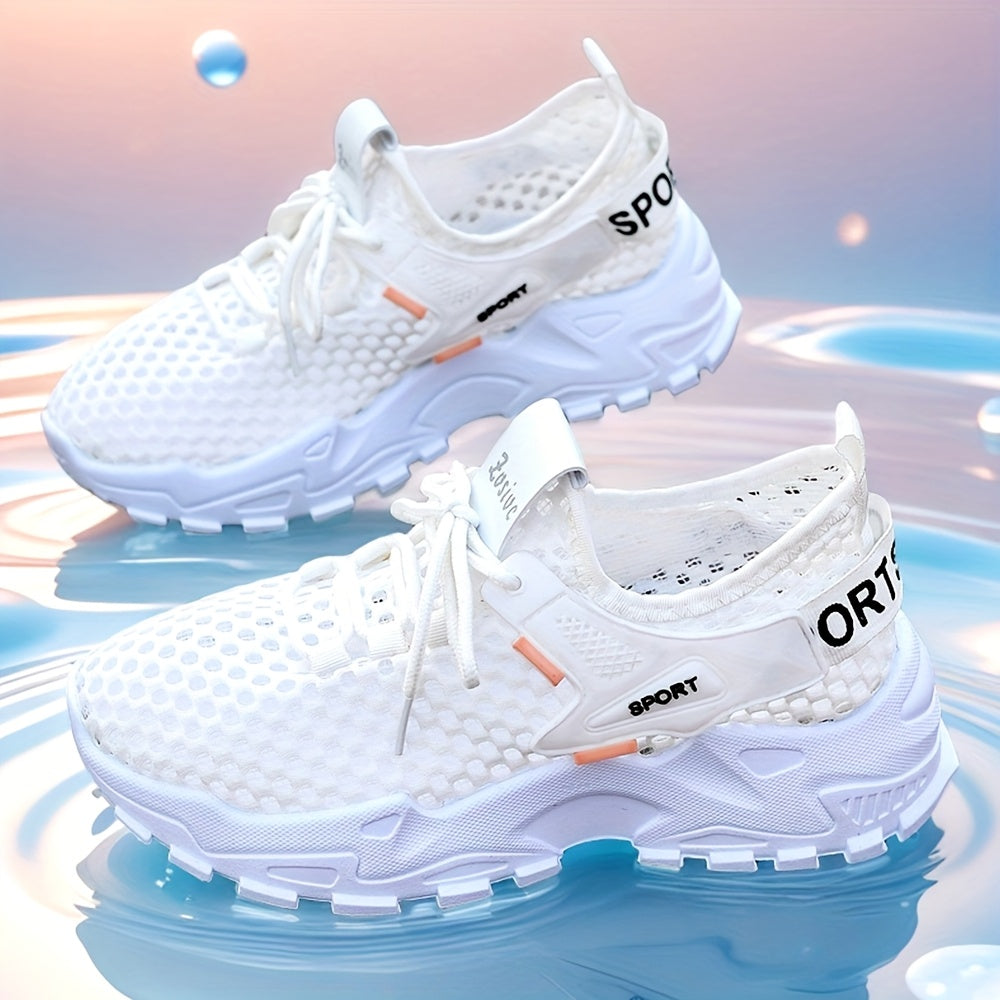 Women's Plus Size Breathable Mesh Casual Sneakers Lightweight Walking Shoes All-Season