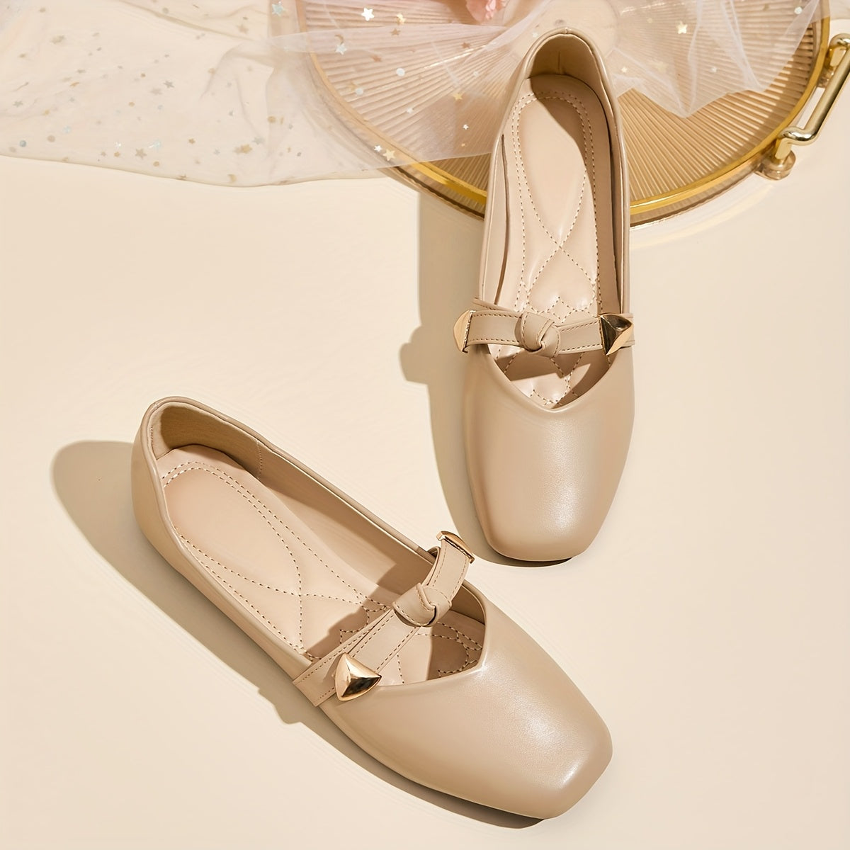 Women's Flat Shoes Casual Slip-On Loafers Comfort Wedges White Flats