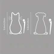 Dog Car Rear Windshield Wiper Decal for Pets and Vehicle Decor