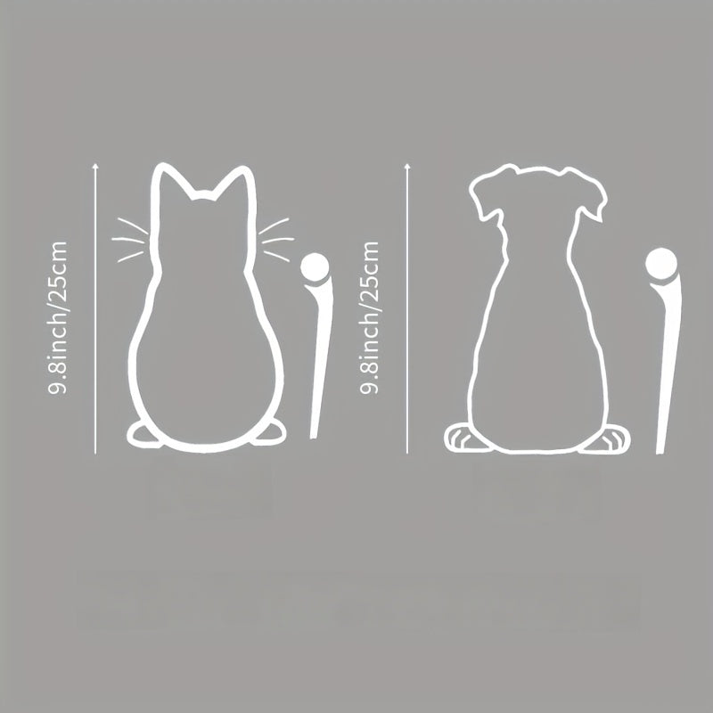 Dog Car Rear Windshield Wiper Decal for Pets and Vehicle Decor