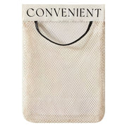 Plastic Bag Organizer Mountable Mesh Rack for Kitchen and Closet Storage