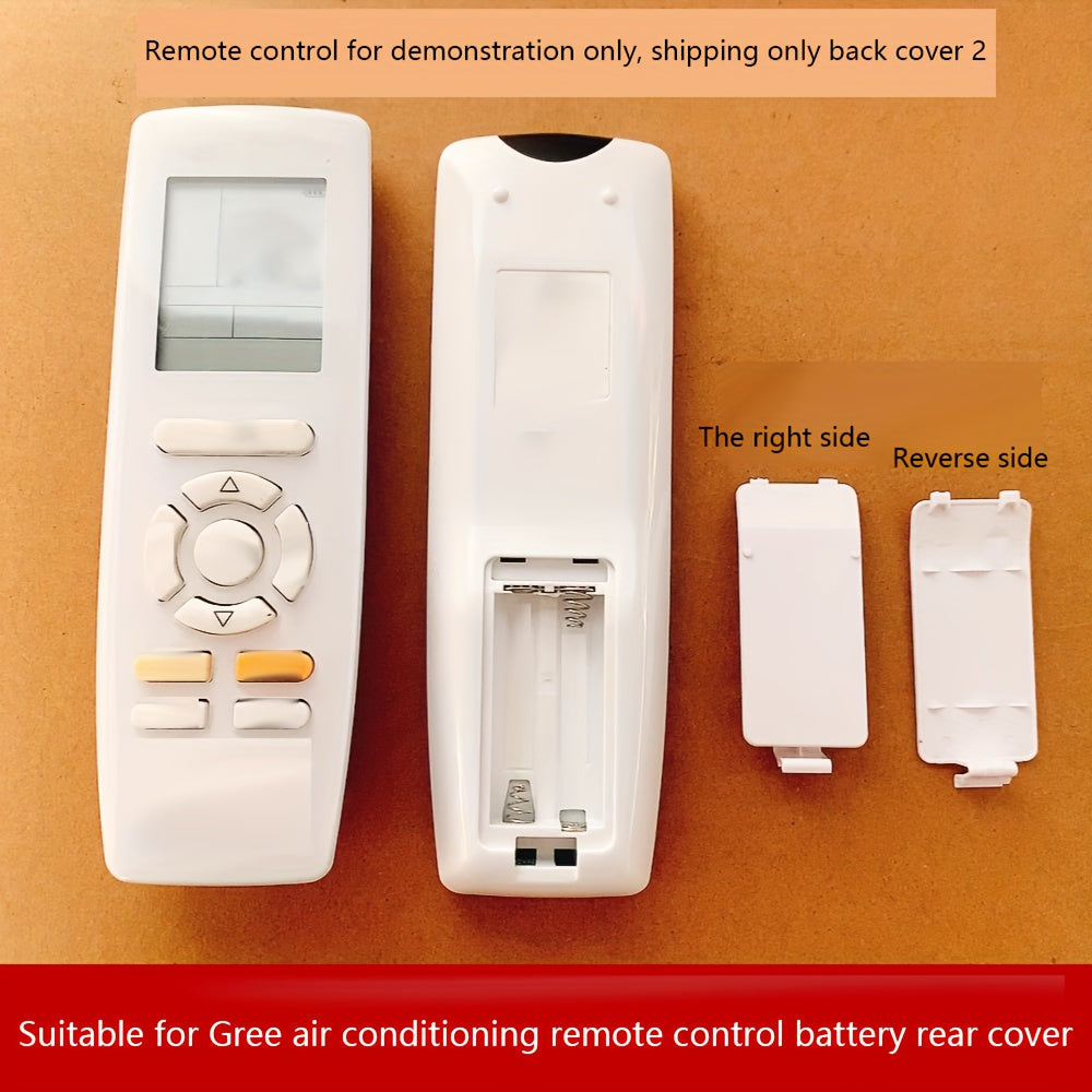 Havo konditsioneri masofadan boshqarish pultining orqa qopqog'i batareya qopqog'i bilan qalinroq.