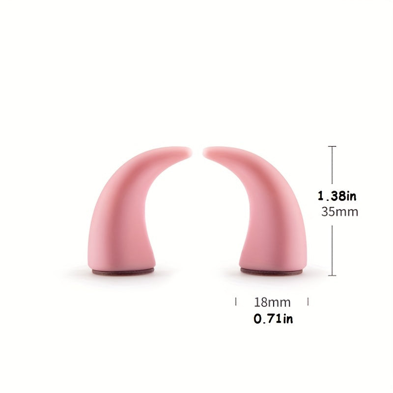 2 dona Mini Devil Horn Avtomobil Boshqaruv Ruliga Yelimlar Chiroyli Panel Aksesuarlar