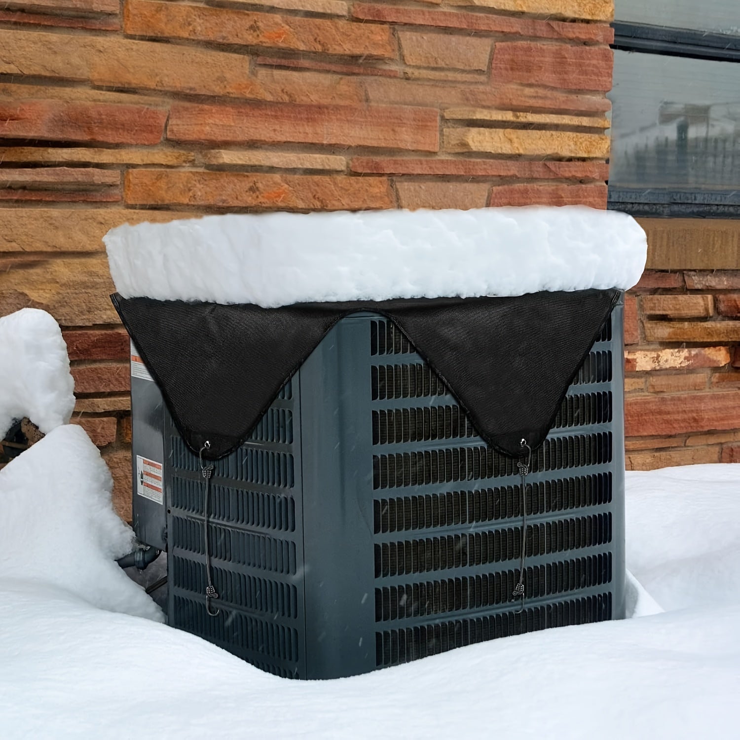 Outdoor Air Conditioner Cover Waterproof Dust Snow UV Resistant Durable PVC