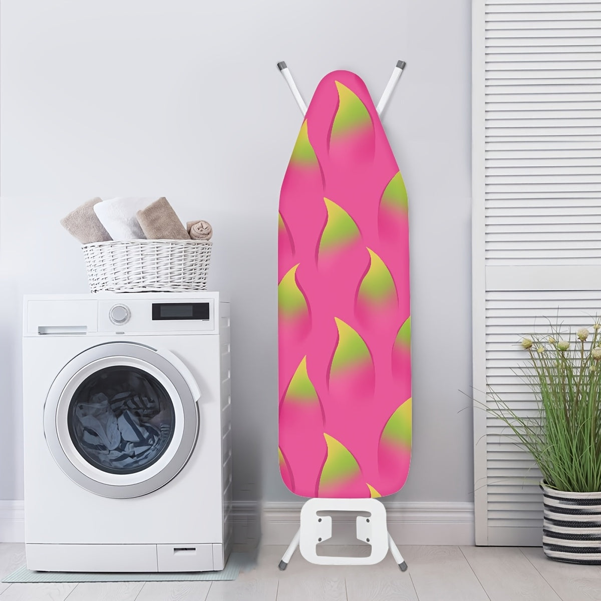Colorful Fruit Prints Ironing Board Cover and Pad 38x137cm Stain Resistant