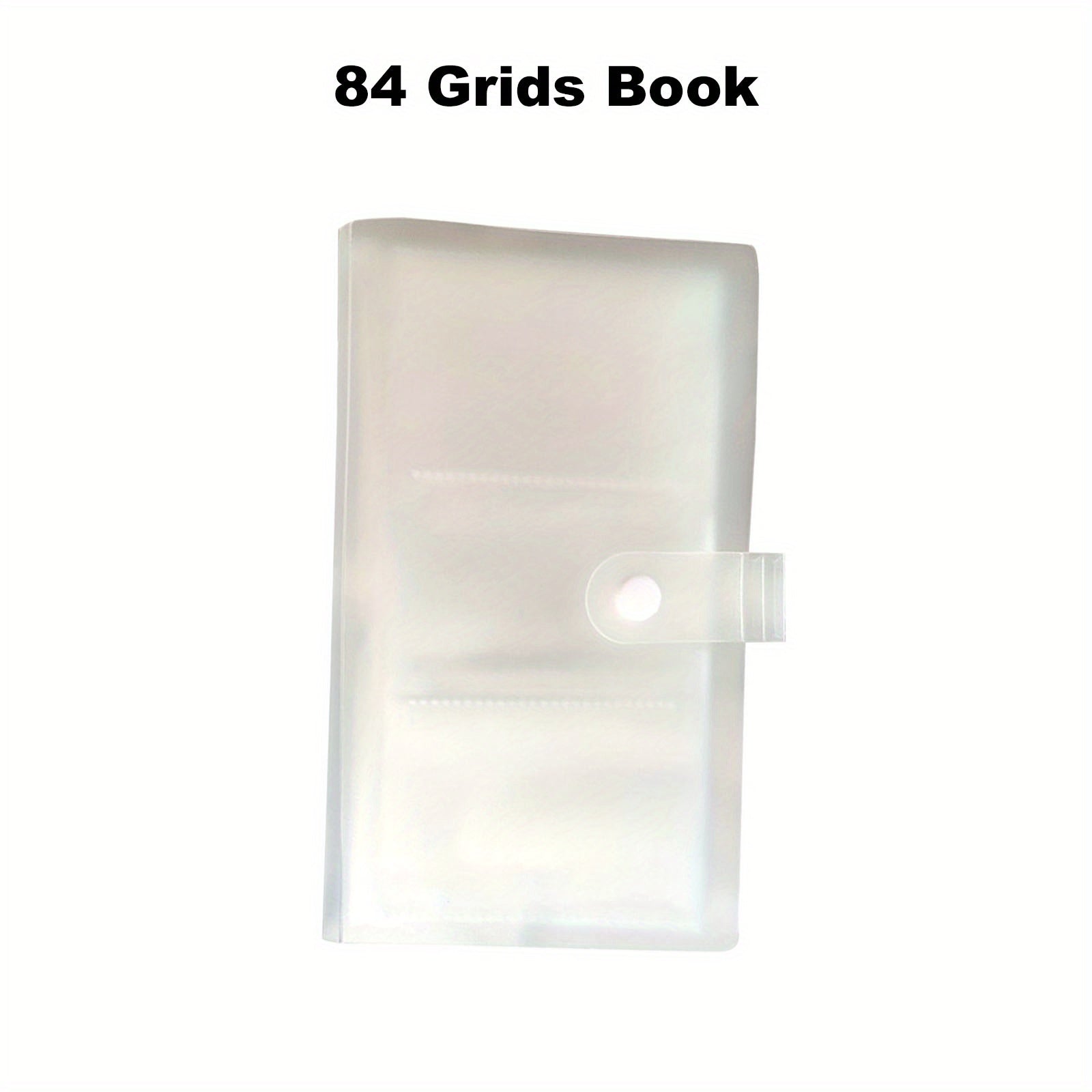 Organizador de joyas con 84/160 rejillas transparentes para almacenamiento de viaje