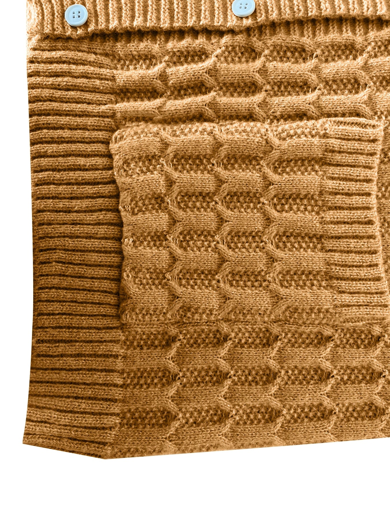 Plus Size Women's Cable Knit Cardigan Vest Open Front Stretchy Layering Piece