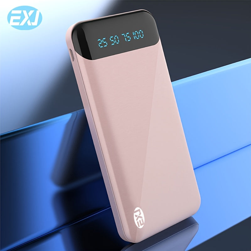 LED displeyli 20000mAh quvvat banki USB Type-C Micro kirish portativ zaryadlovchi iOS Android uchun