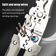 Multi-Function Stainless Steel Wire Cutter and Stripper, 21.6 cm Electrician Pliers