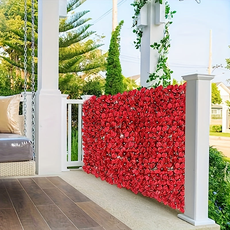 Artificial Flower Wall Panels PVC for Home and Event Decor