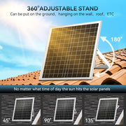 Набор солнечных электровентиляторов для вытяжки, солнечная панель 15 Вт, два высокоскоростных вентилятора для теплиц и сараев