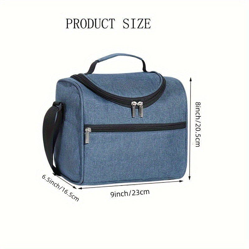 Bolsa de almuerzo con tema espacial aislada y correa ajustable de gran capacidad