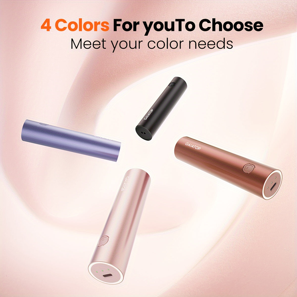 Portativ va sozlanadigan Gaiatop lab bo'yog'i qo'l isitgichi tez isitish va qulay lanyard ulanishi bilan. Partiyalar, ish va sayohat uchun mukammal, shuningdek, ajoyib bayram sovg'asi bo'ladi.