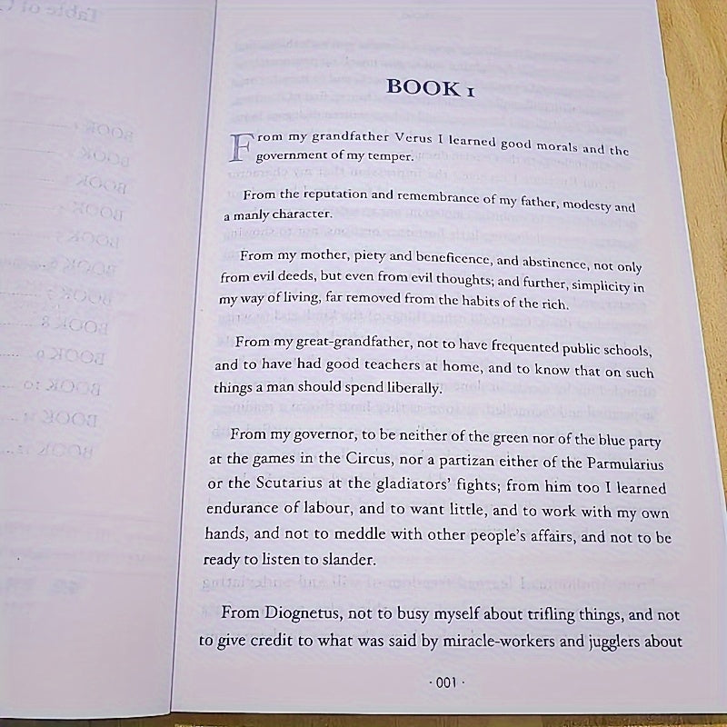 Meditations by Marcus Aurelius Paperback English Stoic Philosophy Book