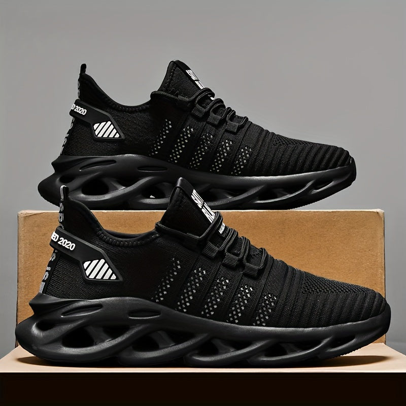 Erkaklar uchun zamonaviy yangi tasodifiy krossovkalar, barcha mavsumlar uchun mukammal, nafas oladigan, sirpanmaydigan dizayn.