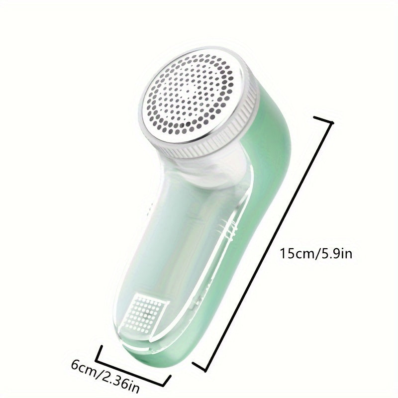 Portable USB Fabric Shaver for Sweaters Clothes with Steel Blades and Protective Net