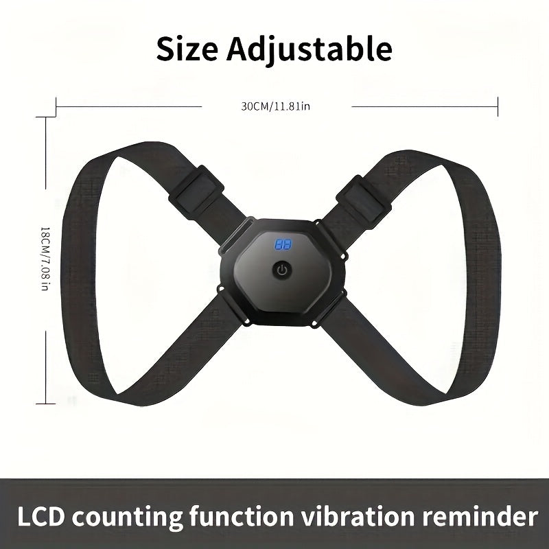 LCD displeyli vibratsiya eslatma qurilmasi erkaklar va ayollar uchun yaxshi holatni rag'batlantiradi, orqada nozik tarzda kiyiladi.