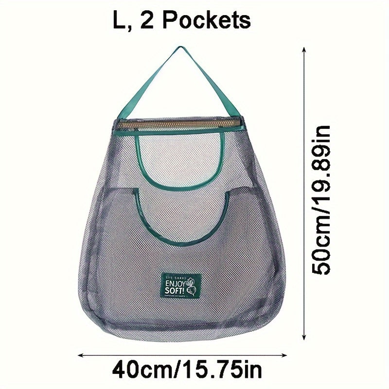 Mesh Kitchen Storage Bag Large Capacity for Fruits and Vegetables