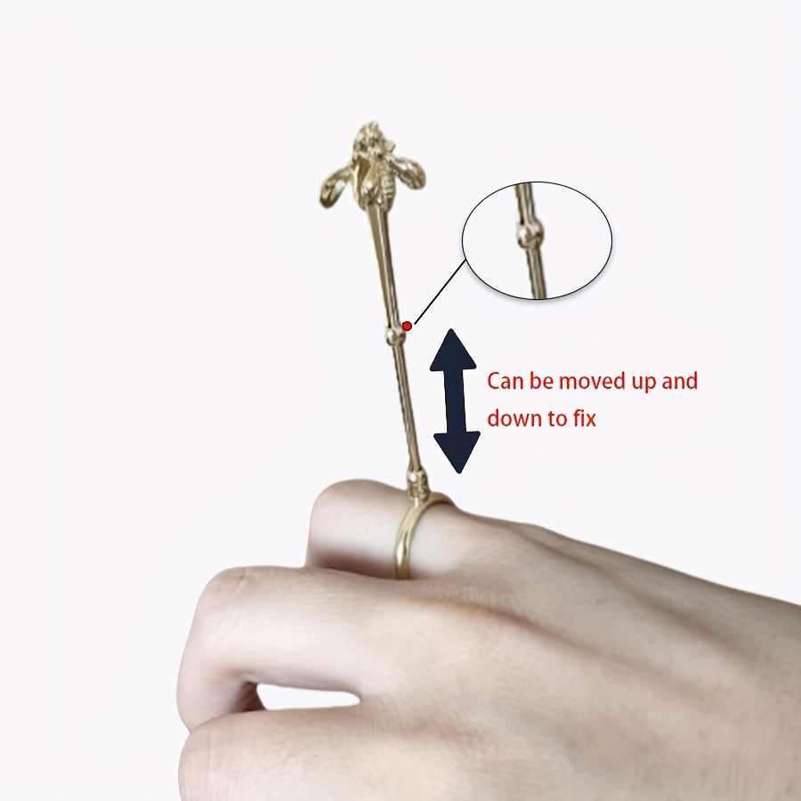 Unisex kumush sigareta tutqich halqasi zamonaviy chekish aksessuari sovgʻa