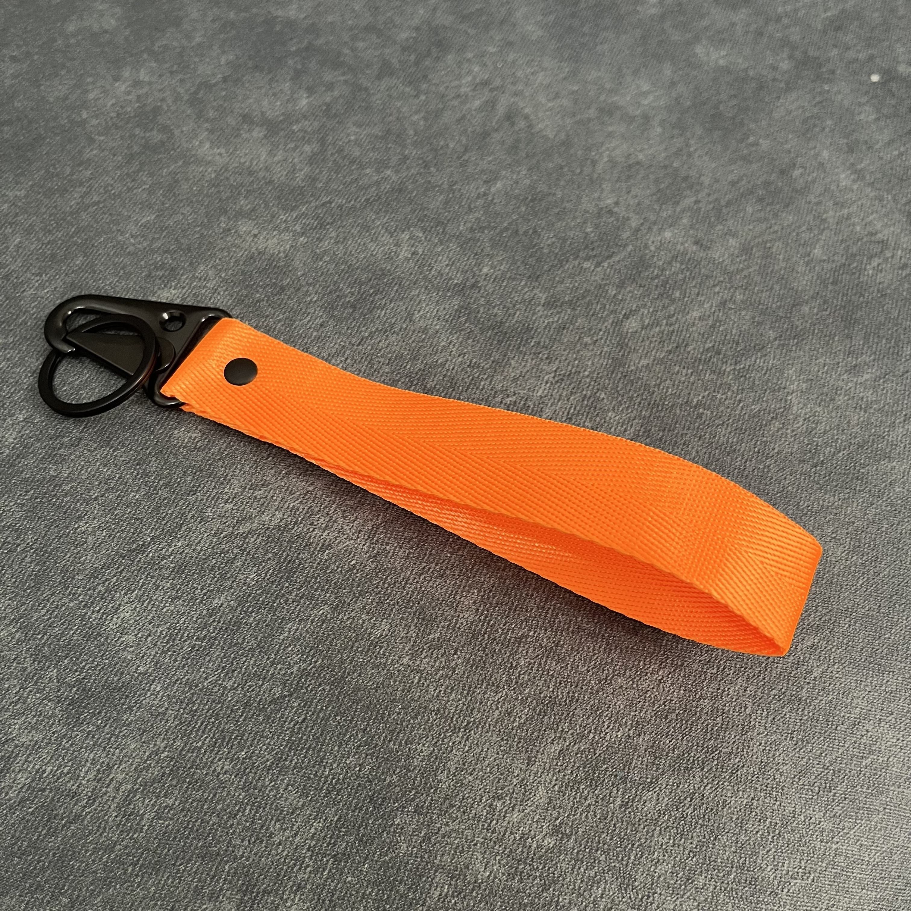 Unisex Nylon Key Chain Strap for Car Keys and ID Badges, 10 Colors