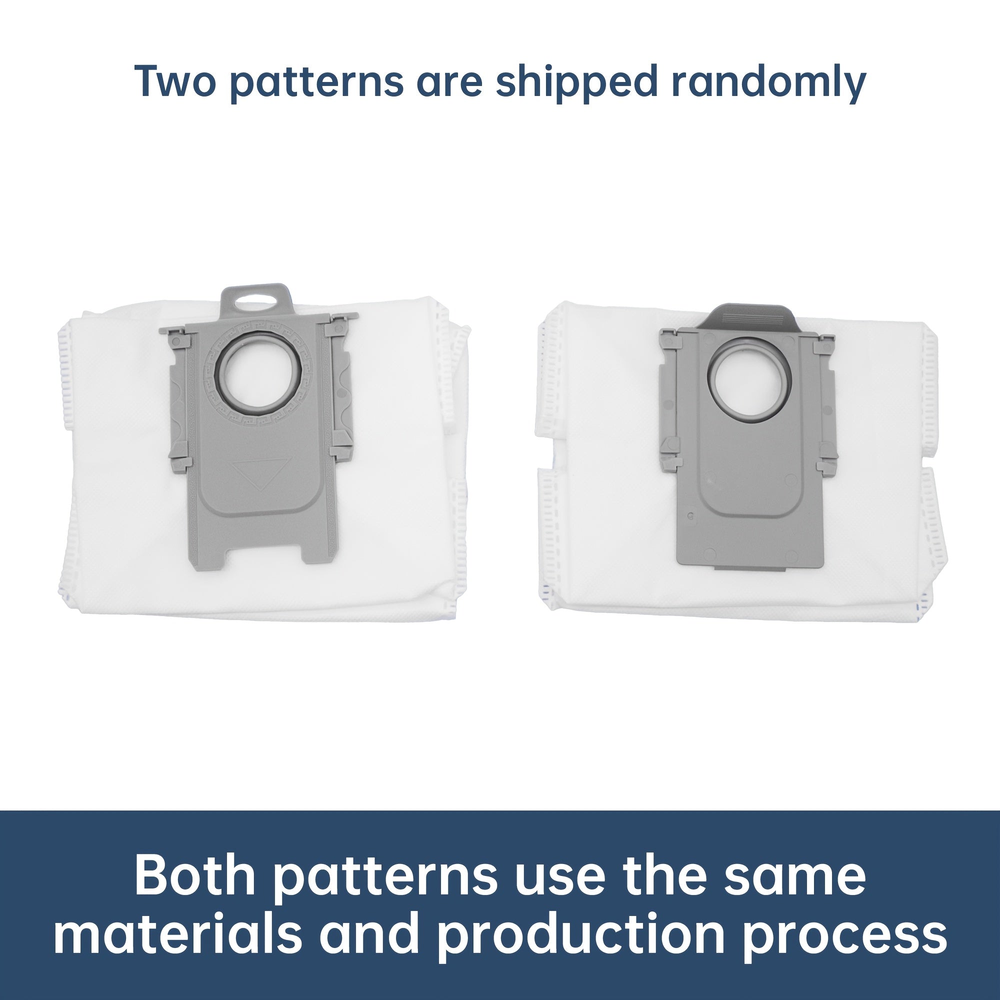 Set of 4 Vacuum Dust-Proof Bags for Roborock S8, S7, Q7 Max Ultra, Q5 Plus