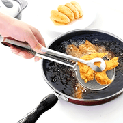 Juego de pinzas colador de cocina de acero inoxidable para freír, resistente a altas temperaturas