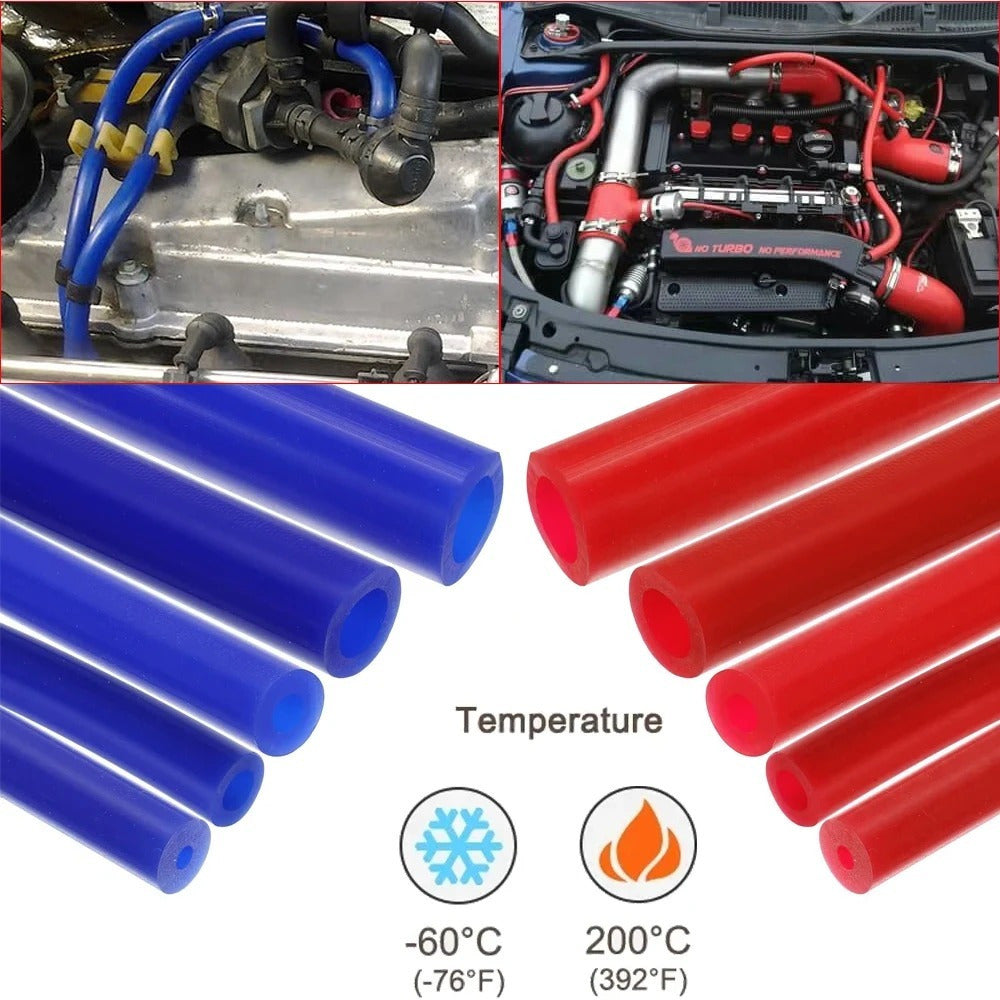 Universal Silicone Vacuum Hose 3/5/4/6/8/10/12/14mm Blue 1m