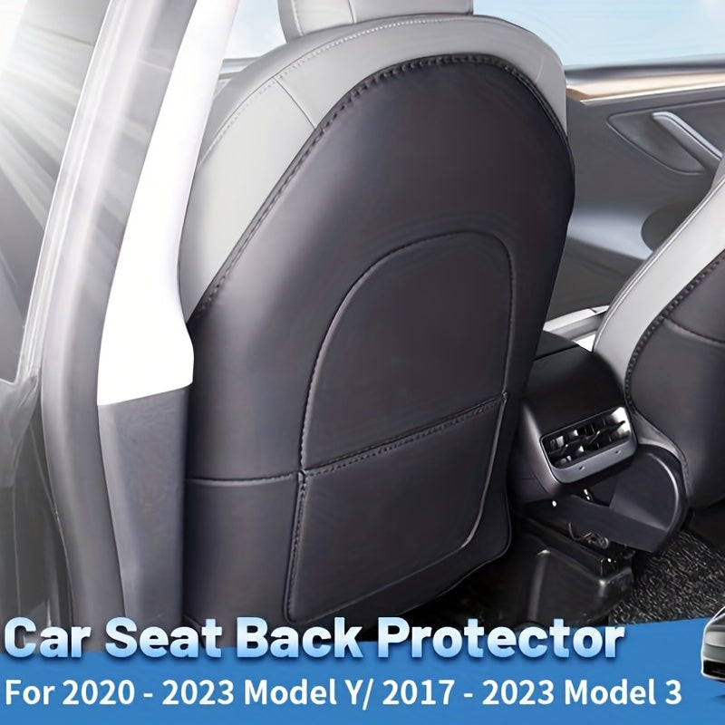 Full Coverage Car Seat Back Protector for SUVs PVC Anti-Kick Scratch Wear Resistant