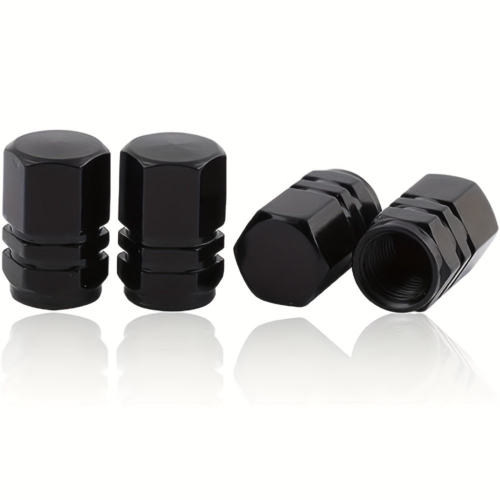 4 шт. алюминиевый сплав шестигранная крышка для вентиля колес, защитный колпак от пыли