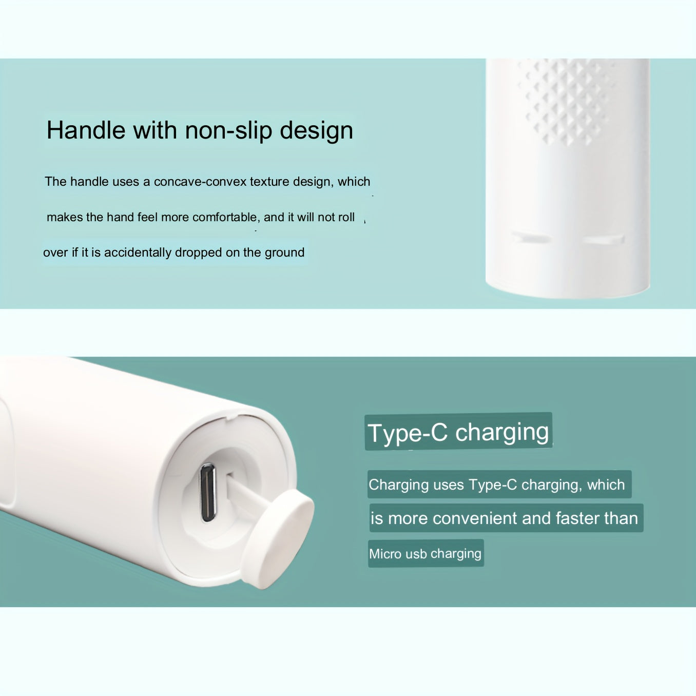 Electric Rotating Toothbrush for Adults with 4 Brush Heads USB C Charging