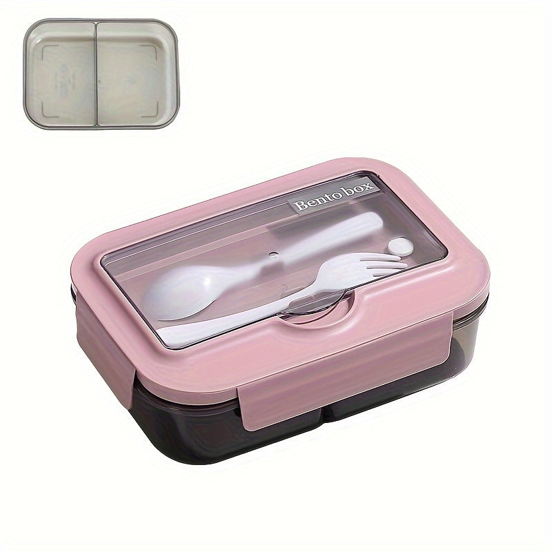Leak-Proof Double-Layer Lunch Box Large Capacity Microwave Safe Portable Meal Container