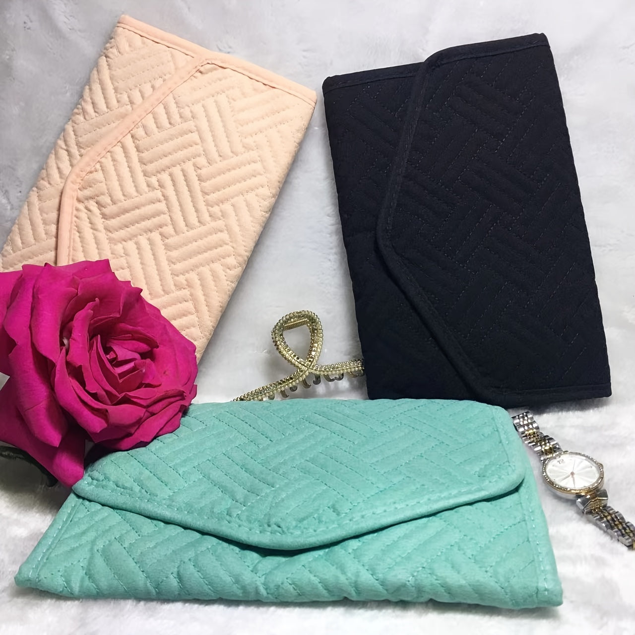 Suv o'tkazmaydigan sayohat uchun zargarlik buyumlarini saqlash sumkasi, yig'iladigan, portativ tashkilotchi