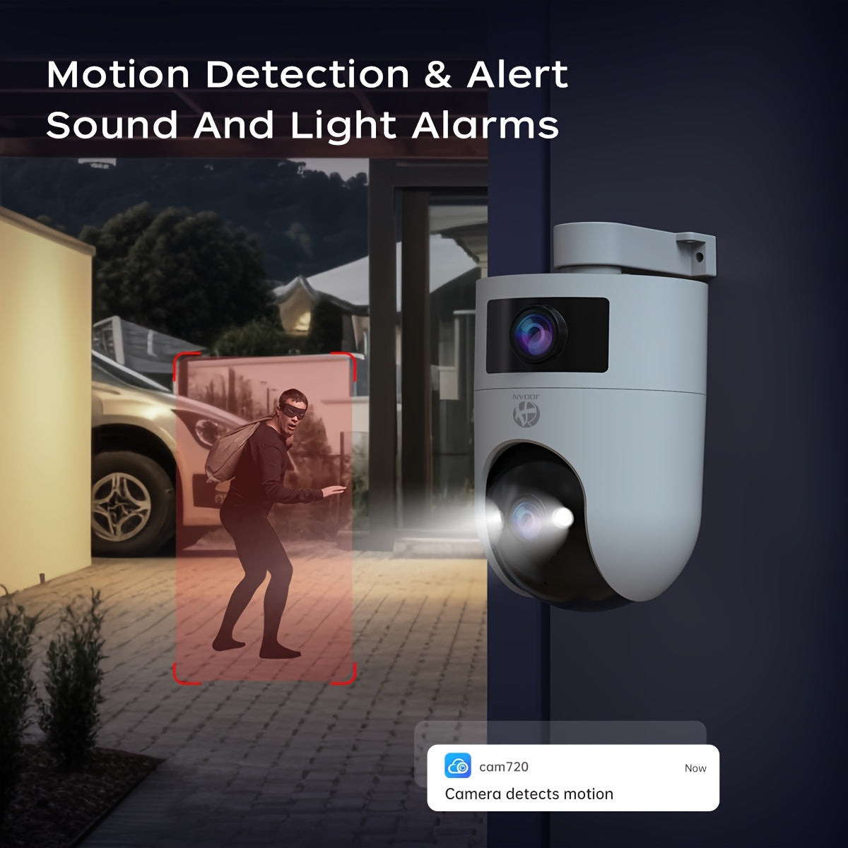 1080p HD Dual Band WiFi Indoor Security Camera Night Vision App Control Compatible with Smartphones and Apple HomeKit