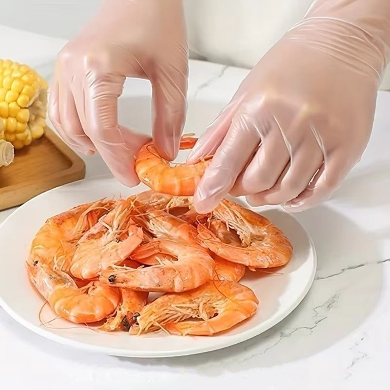 Single-Use TPE Gloves Food Handling Cleaning Home Hygiene Disposable Plastic Hand Protection