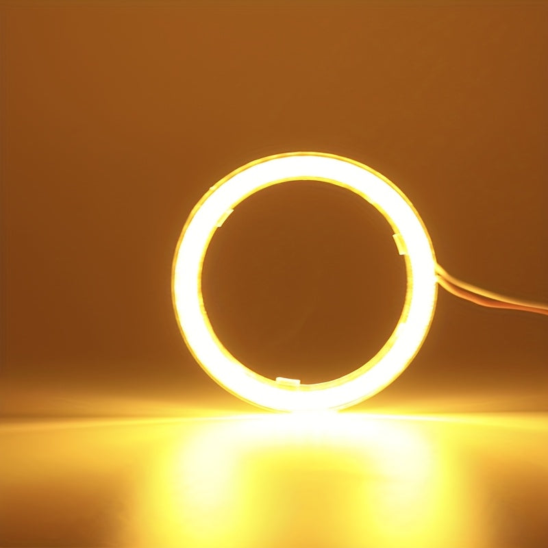 Luz de halo LED de ojo de ángel para coche y motocicleta de 60mm/2.3in universal para 12V