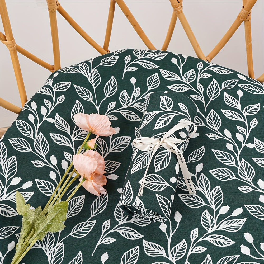 Muslin Swaddle Blanket for Newborns Soft Baby Wrap 47x47 Inches