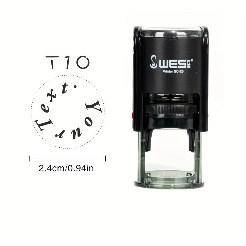 Ofis va maktab uchun shaxsiylashtirilgan dumaloq ABS muhr