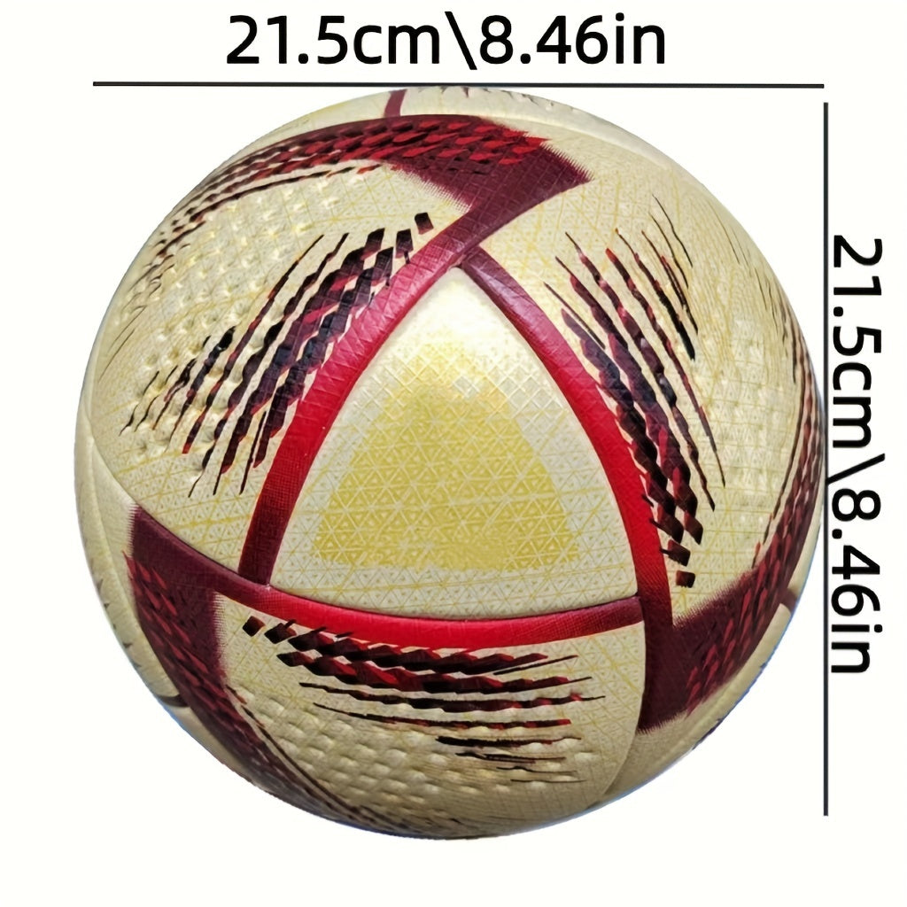 Adult No. 5 PU Soccer Ball Seamless Fit for Training and Competition