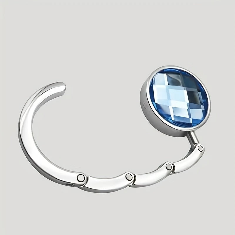 Foldable Handbag Hook for Desks, Portable Purse Hanger for Cafes and Libraries