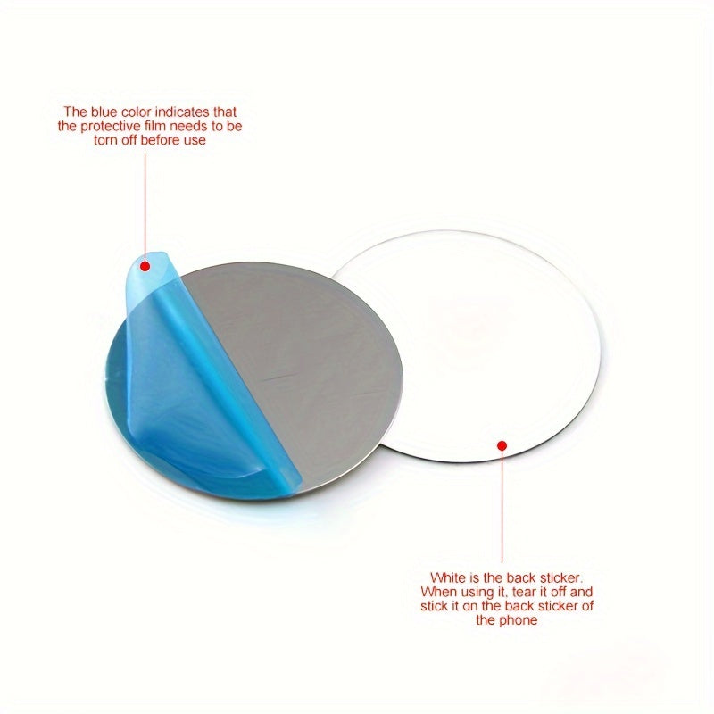 Universal Magnetic Phone Holder for Car and Desk, Adjustable, Durable Material