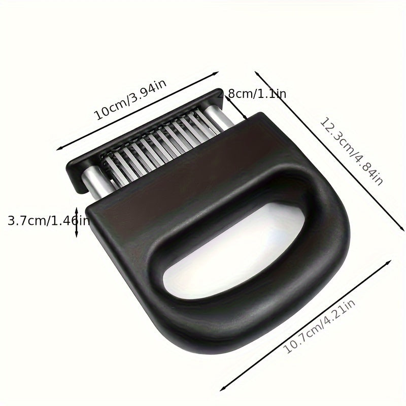 Stainless Steel Meat Tenderizer 48-Needle Kitchen Gadget for Tender Meats
