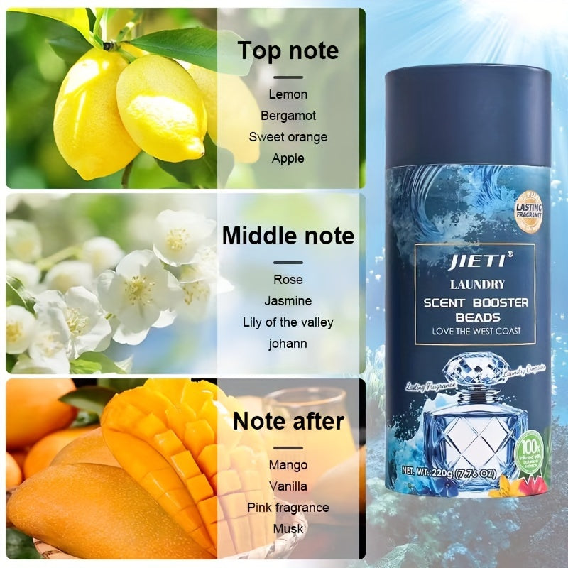 Scented Laundry Beads Softener Freshener for Fabrics in 4 Scents Home Dorm Use