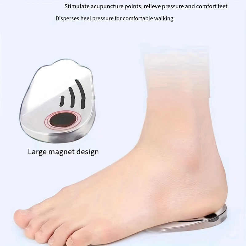 Unisex Transparent Insole Cushions - Soft Half-Size Heel Support Pads