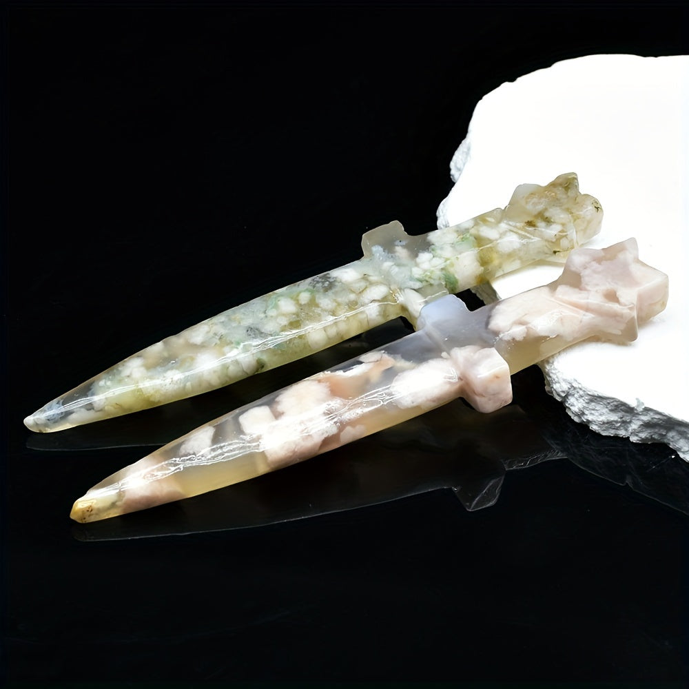 Amethyst Crystal Sword Natural Quartz Fengshui Home Decor Gift