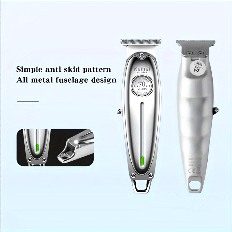 Men's Hair Clipper Trimmer Fast Charging High-Quality Metal Salon Professional