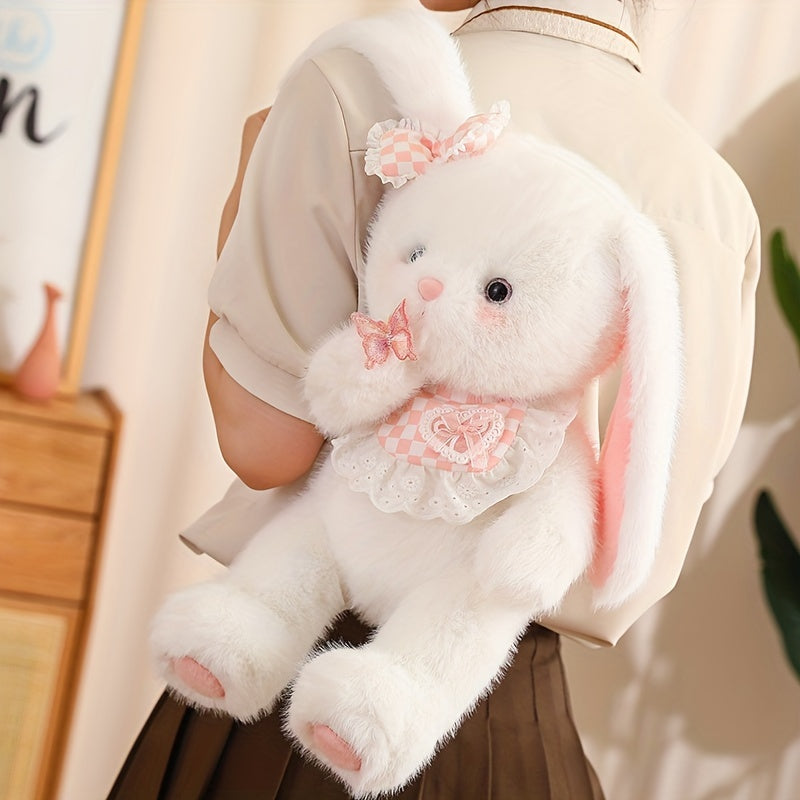 45cm Kawaii Rabbit Plush Toy Teddy Bear Soft Stuffed Animal for Home Decor and Gifts