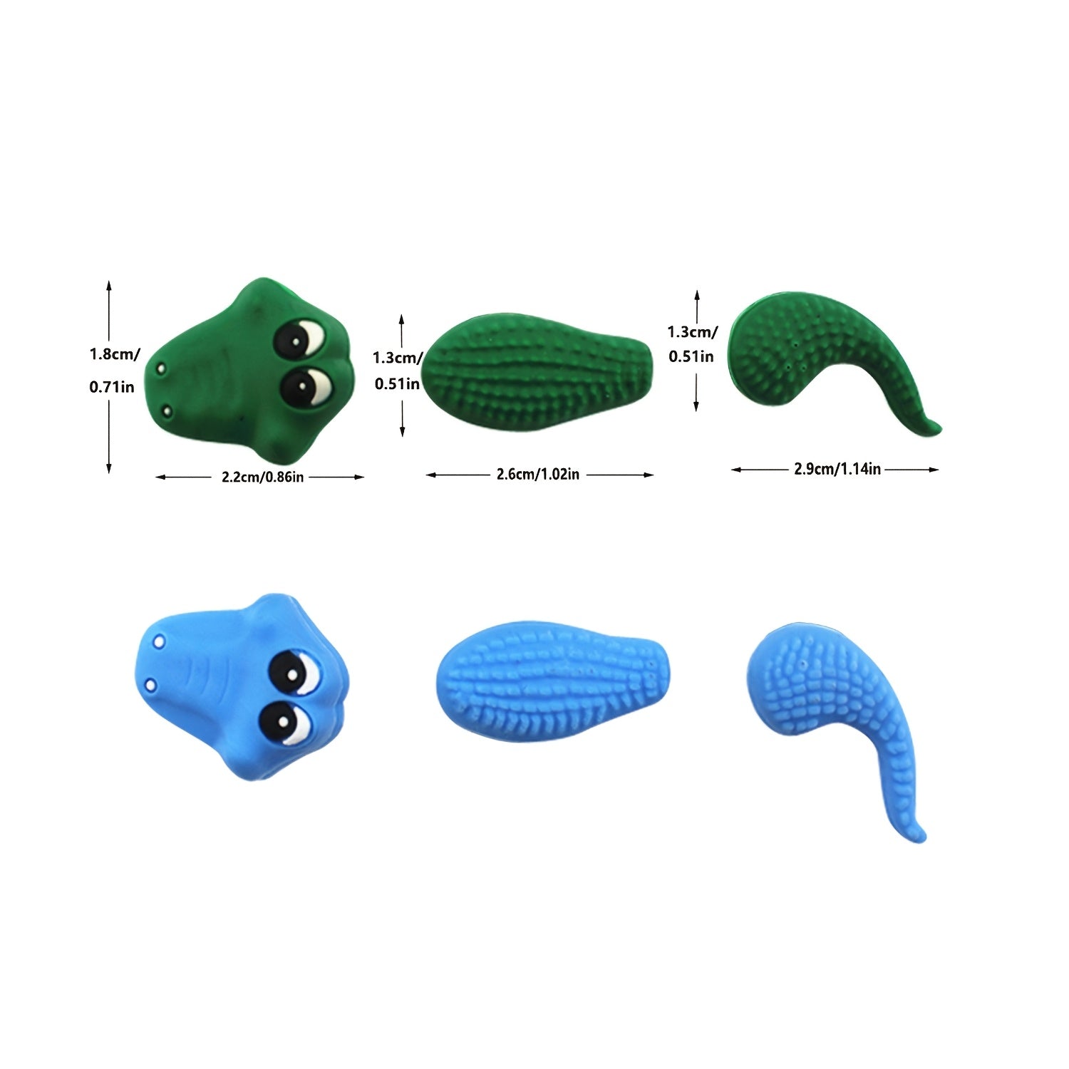 Unisex 3D Animal Shoe Charms for Sneakers and Bracelets Set
