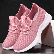 Ayollar uchun nafas oladigan kanvas pastki yuqori kundalik krossovkalar Pastel Pink