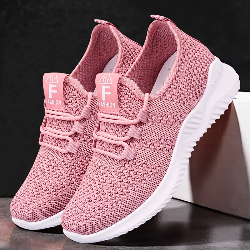 Ayollar uchun nafas oladigan kanvas pastki yuqori kundalik krossovkalar Pastel Pink